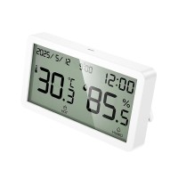 Hoco - HX42 Ρολόι Monitor Θερμοκρασίας και Υγρασίας Εσωτερικού Χώρου Λευκό