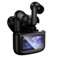 Hoco - EQ14 TWS Earbuds με οθόνη αφής Μαύρα