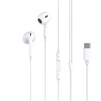 XO - EP74 Ακουστικά Handsfree Type C Λευκά