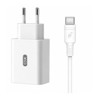 XO - L36 Φορτιστής QC 3.0 με Καλώδιο Type C Λευκό