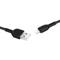 Hoco - X20 Flash Καλώδιο Φόρτισης και Δεδομένων USB σε Lightning 2 μέτρα Μαύρο