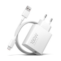Xiaomi - 100W Charger USB-A 6.1A with Type C Cable White Blister (BHR095VEU)