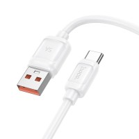 Hoco - X115 Καλώδιο 100W USB A σε Type C 1μ Λευκό