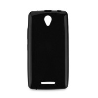 LENOVO A5000 - ΘΗΚΗ ΣΙΛΙΚΟΝΗΣ BRIGHT JELLY ΜΑΥΡΗ