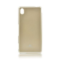 SONY Xperia M4 Aqua - ΘΗΚΗ ΣΙΛΙΚΟΝΗΣ MERCURY JELLY ΧΡΥΣΗ