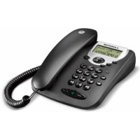 Motorola - Τηλέφωνο Ενσύρματο με μεγάλη οθόνη μαύρο