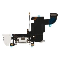 Apple iPhone 6S - Charging Flex Cable Connector + Audio jack White Original